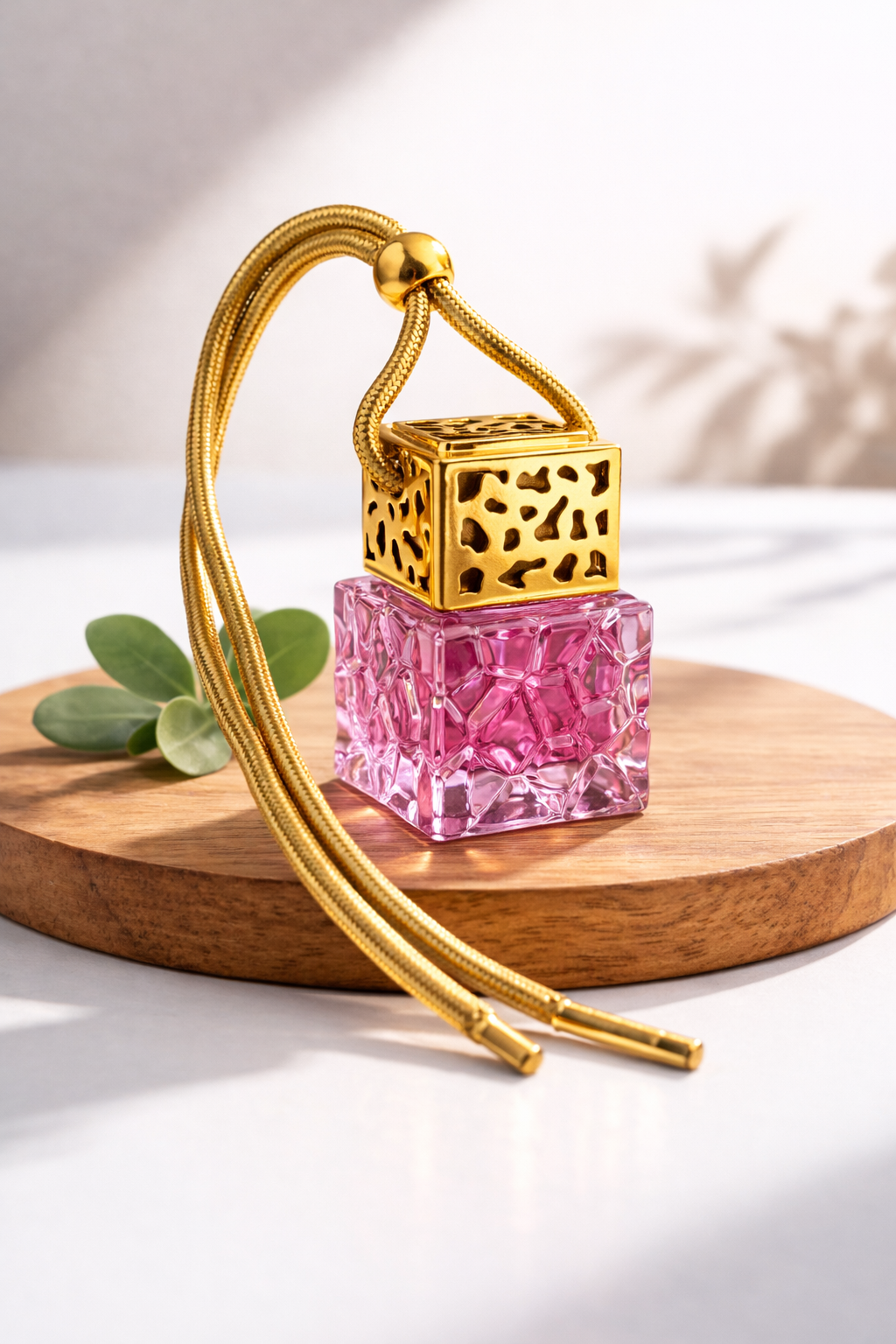 Donker Roze Reliëf Flesje